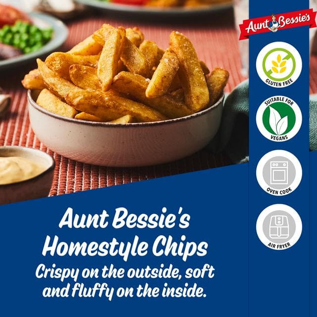 Aunt Bessie's Crispy & Fluffy Homestyle Chips 1.3kg - gallery image 2