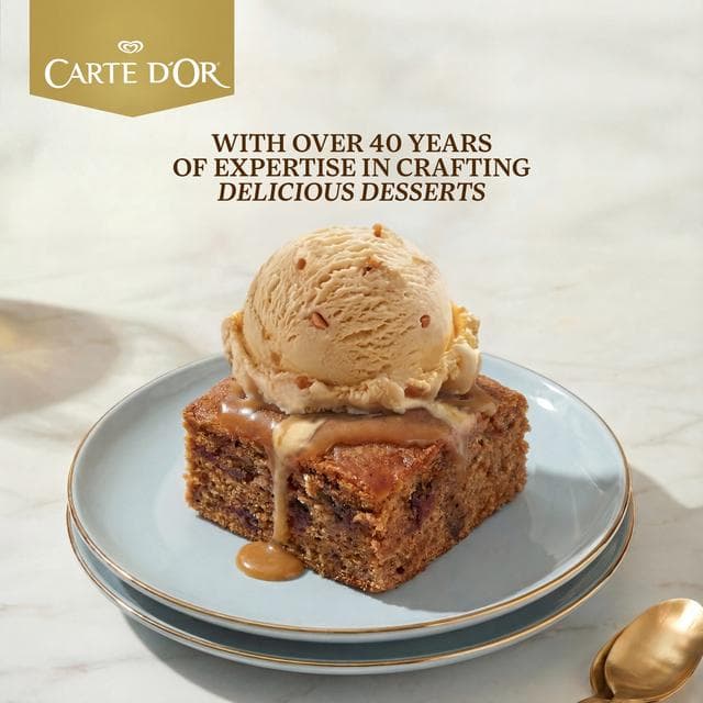 Carte D'or Rich Salted Caramel Ice Cream Dessert Tub 900ml - gallery image 3