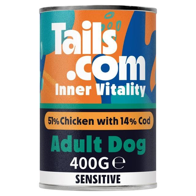 Tails.com Inner Vitality Advanced Nutrition Sensitive Grain Free Recipe Adult Wet Dog Food 1-7 Years 400g - gallery image 1