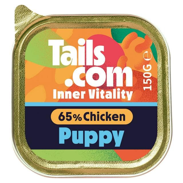 Tails.com Inner Vitality Advanced Nutrition For Puppies Chicken Wet Dog Food 150g - gallery image 1