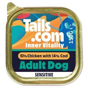 Tails.com Inner Vitality Advanced Nutrition Chicken with Cod Wet Dog Food 150g