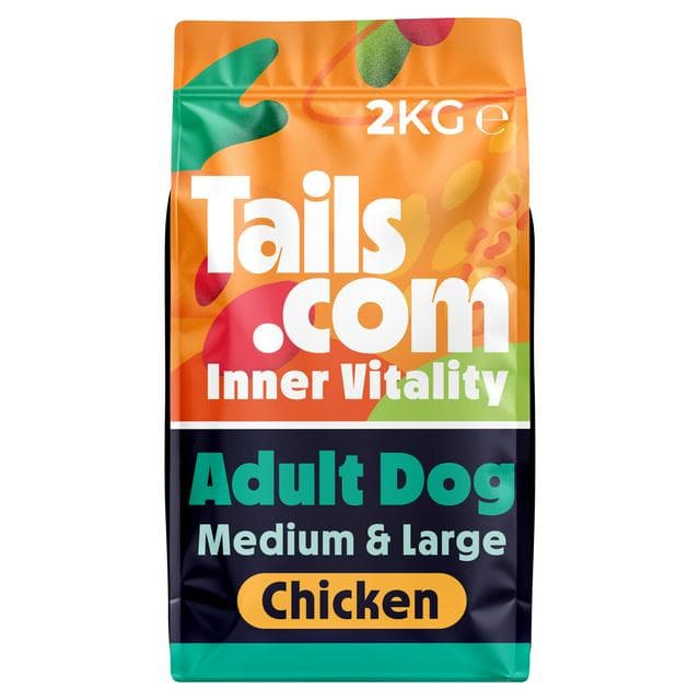 Tails.com Inner Vitality Advanced Nutrition Dry Dog Food Medium & Large Chicken 2kg - gallery image 1