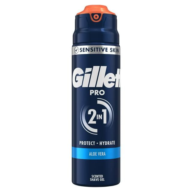 Gillette Pro Shave Gel Cools to Soothe Skin 200ml - gallery image 1