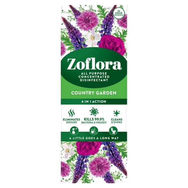 Zoflora 3 in 1 Action Concentrated Disinfectant Country Garden 120ml - gallery image 1
