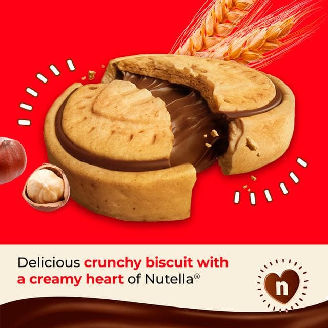 Nutella Chocolate & Hazelnut Biscuits x20 276g - gallery image 2