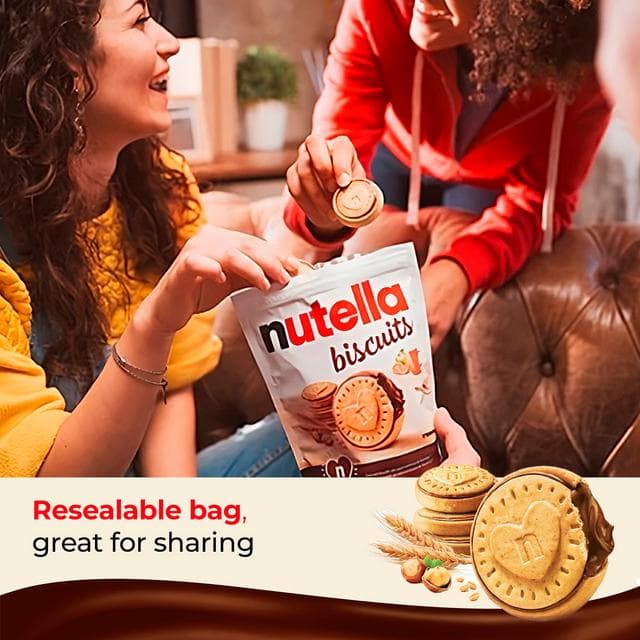 Nutella Chocolate & Hazelnut Biscuits x20 276g - gallery image 3