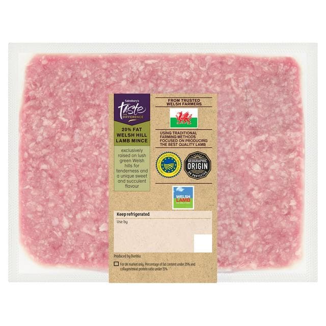 Sainsbury's Fat Lamb Mince, Taste the Difference 400g - gallery image 1