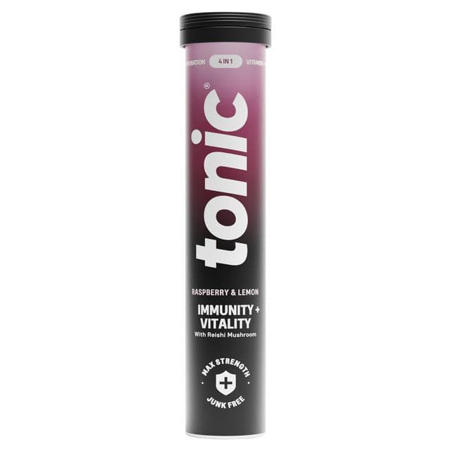 Tonic Daily Immunity Natural Raspberry & Lemon Effervescent Tablets x20 - gallery image 1