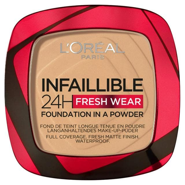 L'Oreal Paris Infallible 24H Fresh Wear Foundation in a Powder Shade 200 Golden Sand - gallery image 1