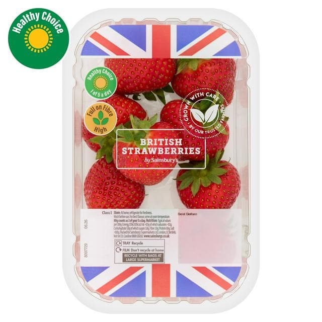 Sainsbury's Strawberries 400g - gallery image 1