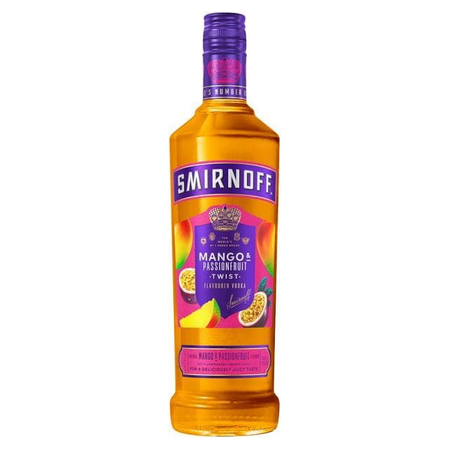 Smirnoff Mango & Passionfruit Twist Flavoured Vodka 70cl - gallery image 1
