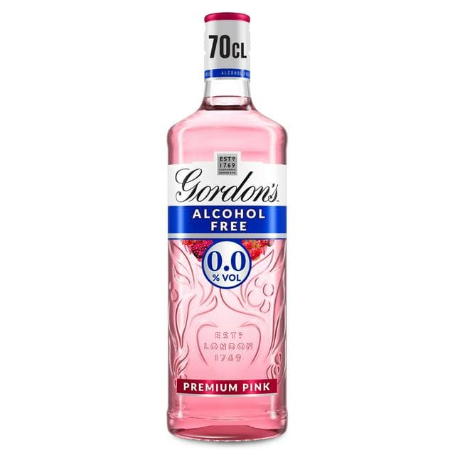 Gordon's Premium Pink 0.0% Alcohol Free Spirit Bottle 70cl - gallery image 1