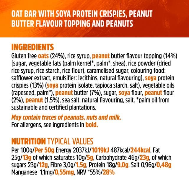 Trek Peanut Butter Protein Flapjack 50g - gallery image 4