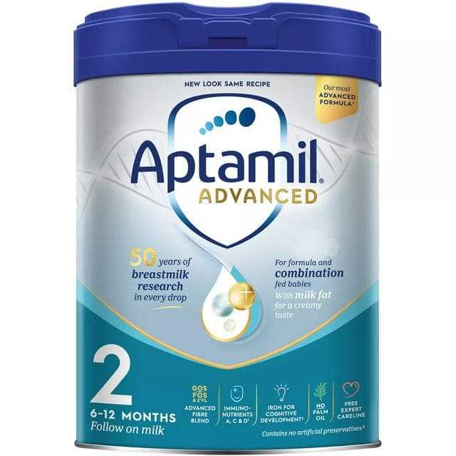 Aptamil Advanced 2 Follow On Baby Milk Formula Powder 6-12 Months 800g - gallery image 1
