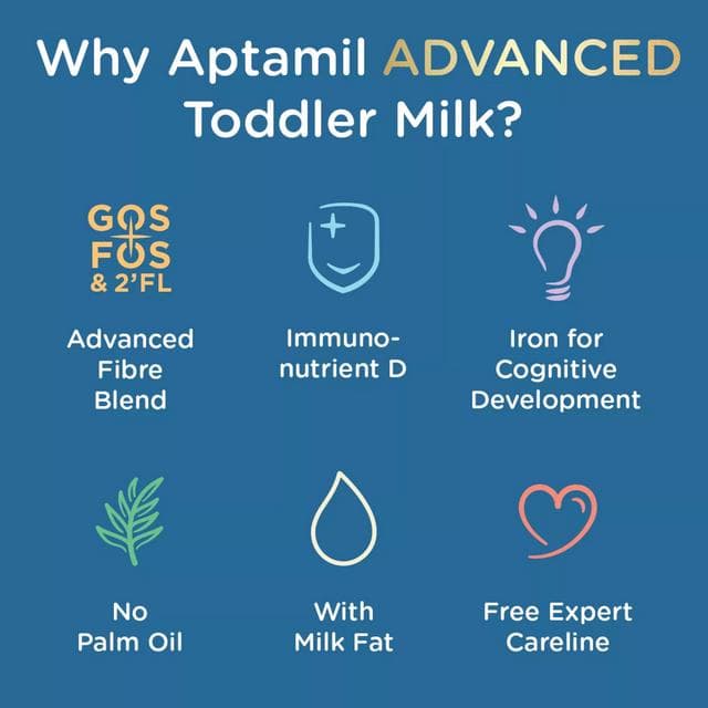Aptamil Advanced 3 Toddler Milk Formula Powder 1+ Years 800g - gallery image 4