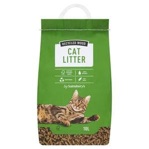 Sainsbury's Recycled FSC Wood Cat Litter 10L