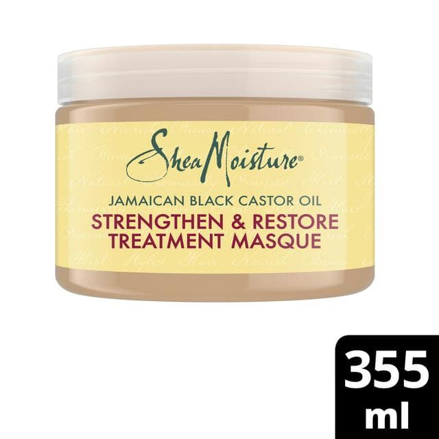 SheaMoisture Jamaican Black Castor Oil Strengthen & Restore Hair Mask for Damaged Curly Hair 335ml - gallery image 1