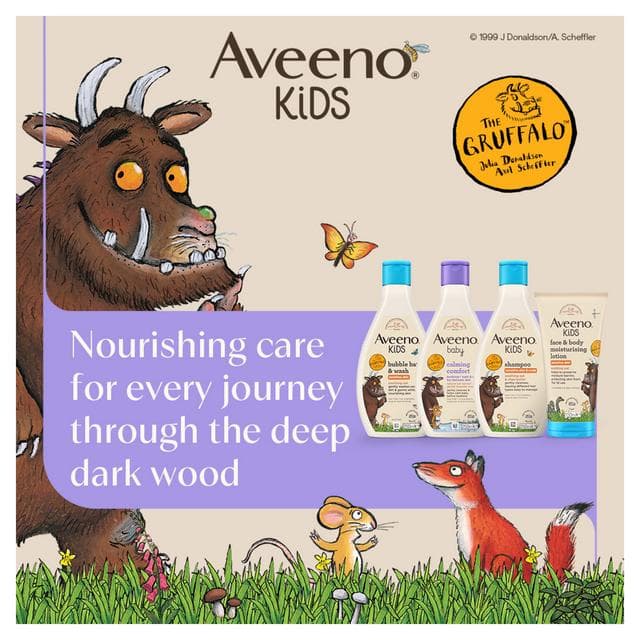 Aveeno Baby Calming Comfort Bedtime Bath & Wash Baby Bath 250ml - gallery image 4