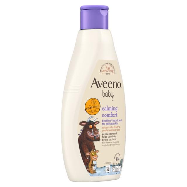 Aveeno Baby Calming Comfort Bedtime Bath & Wash Baby Bath 250ml - gallery image 5