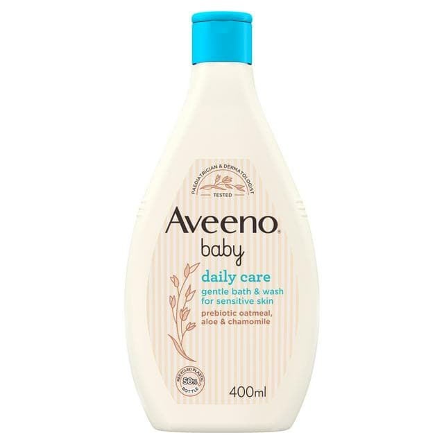 Aveeno Baby Gentle Bath & Wash Baby Bath For Sensitive Skin 400ml - gallery image 1