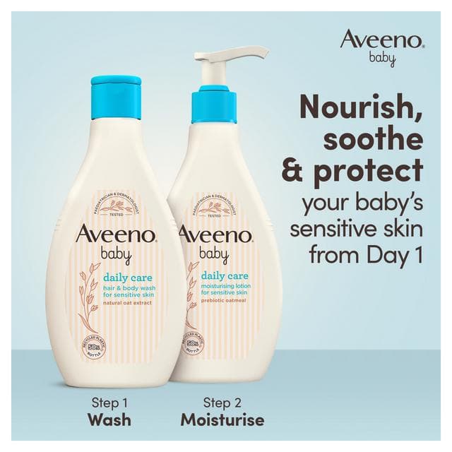 Aveeno Baby Daily Care Hair & Body Baby Wash 250ml - gallery image 4