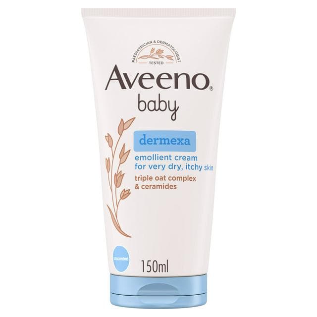 Aveeno Baby Dermexa Emollient Cream Baby Lotion Dry & Itchy Skin 150ml - gallery image 1