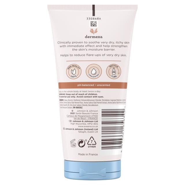 Aveeno Baby Dermexa Emollient Cream Baby Lotion Dry & Itchy Skin 150ml - gallery image 4