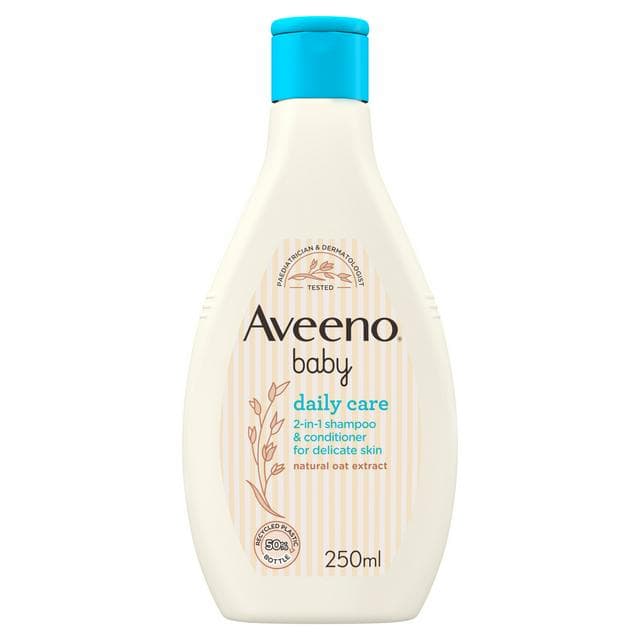 Aveeno Baby Daily Care 2 in 1 Shampoo & Conditioner 250ml - gallery image 1