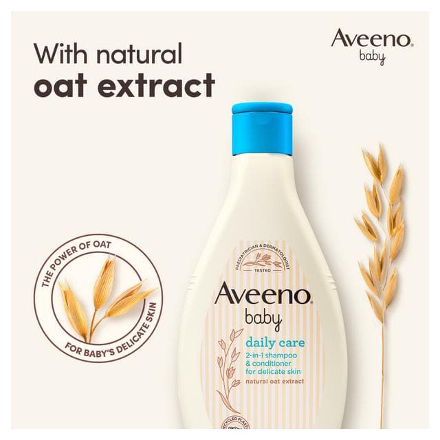 Aveeno Baby Daily Care 2 in 1 Shampoo & Conditioner 250ml - gallery image 2