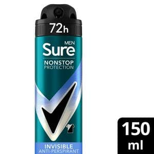 Sure Men Invisible Ice 72h Nonstop Protection Antiperspirant Deodorant 150ml