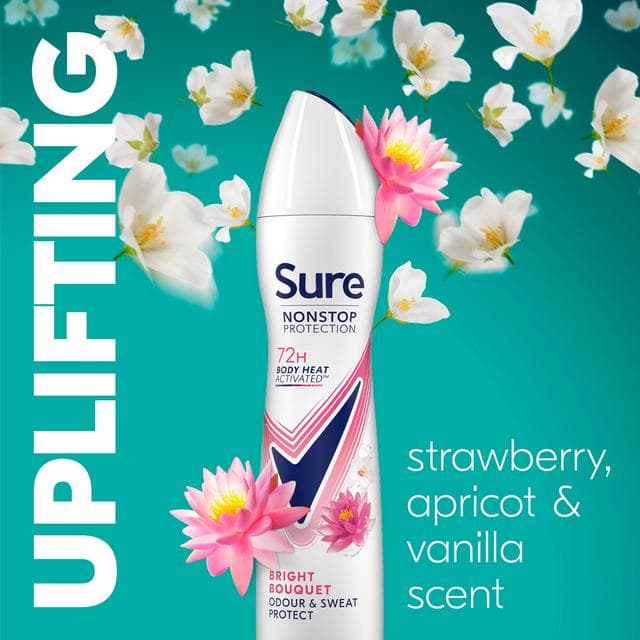 Sure Women 250ml Bright Bouquet 72h Nonstop Protection Antiperspirant Deodorant - gallery image 3