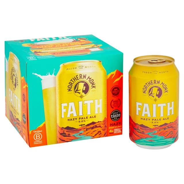 Northern Monk Faith Hazy Pale Ale 4x330ml - gallery image 1