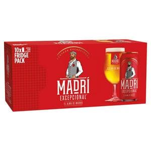 Madri Excepcional Premium Lager Beer Can10 x 440ml