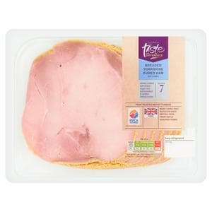 Sainsbury's Breaded British Yorkshire Cured Ham Slices, Taste the Difference x7 225g