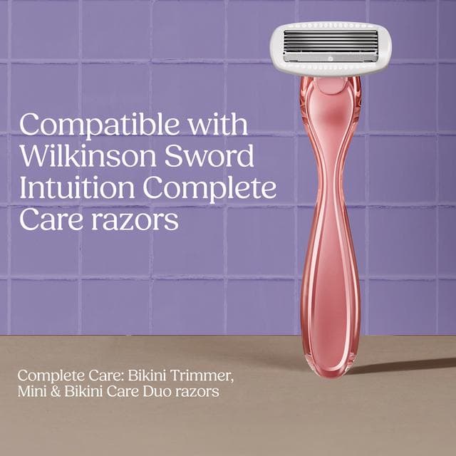 Wilkinson Sword Intuition Complete Women's Razor Blade Refills x3 - gallery image 6