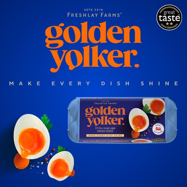 Freshlay Family Run Farms Golden Yolks Free Range Eggs x10 - gallery image 3