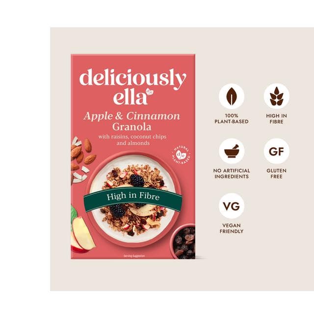 Deliciously Ella 400g Almond & Cinnamon Granola Breakfast Cereal - gallery image 2