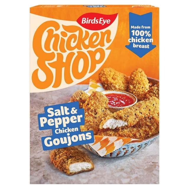 Birds Eye Chicken Shop 325g Salt & Pepper Breaded Chicken Goujons - gallery image 1