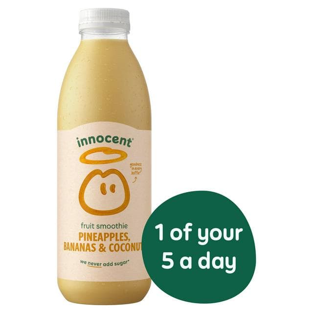 Innocent Pineapples, Bananas & Coconuts Smoothie 750ml - gallery image 1