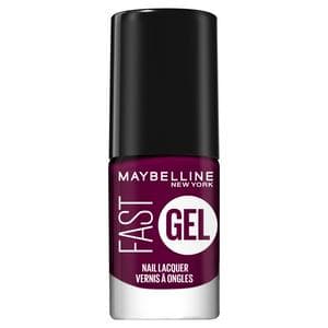 Maybelline Fast Gel Lacquer Plum Party 9 Long Lasting Nail Polish 7ml