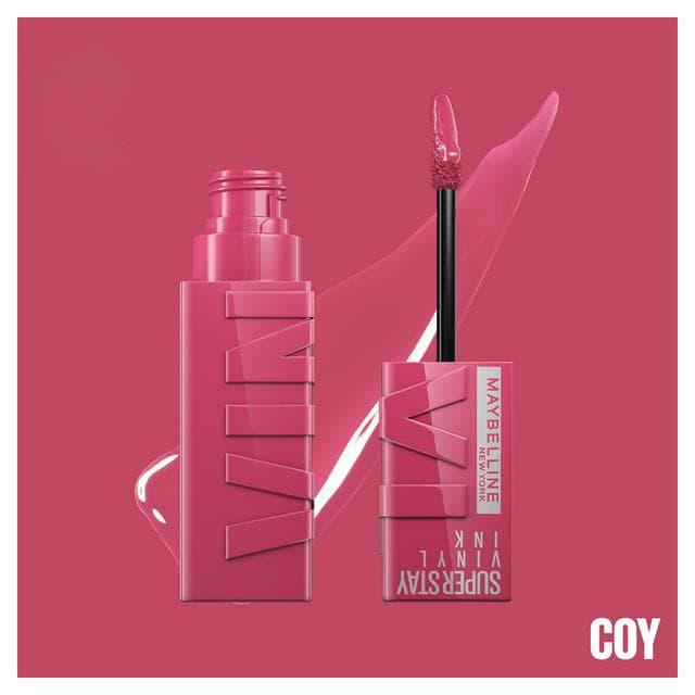 Maybelline Superstay Vinyl Ink Long Lasting Liquid Lipstick Shine Finish 20 Coy - gallery image 2