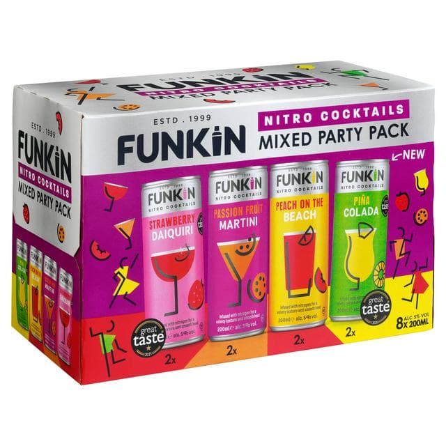 Funkin Cocktails Mixed Pack 8x200ml - gallery image 1