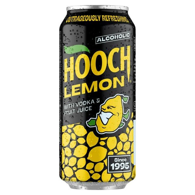 Hooch Alcoholic Lemon Brew 440ml - gallery image 1