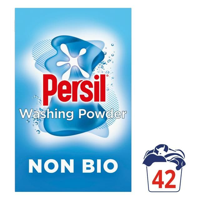 Persil Non Bio 42 Washes Sensitive Washing Laundry Detergent Powder 2.1kg - gallery image 1