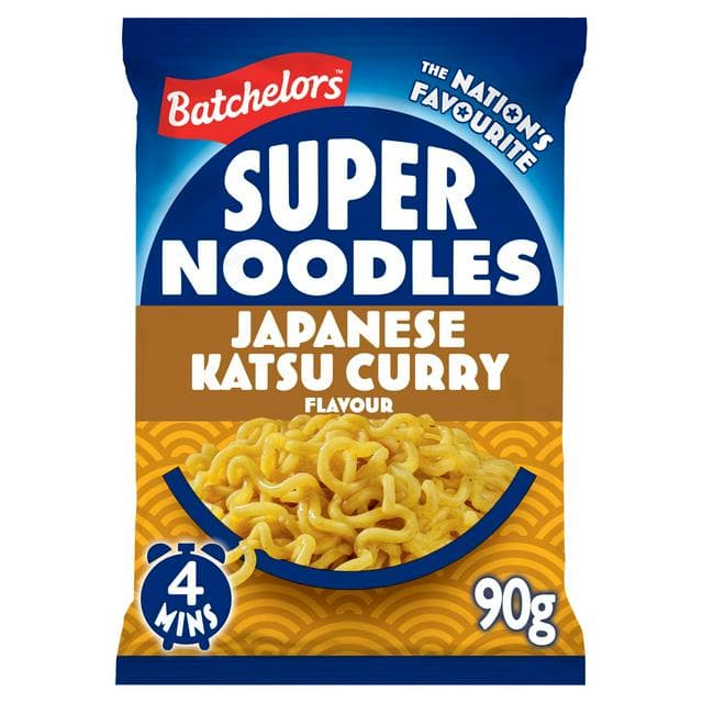 Batchelors Super Noodles Japanese Katsu Curry Flavour 90g - gallery image 1