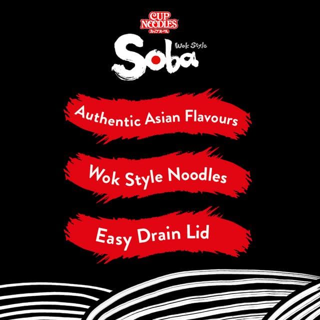 Nissin Soba Chilli Instant Wok Style Noodles Big Pot 115g - gallery image 4
