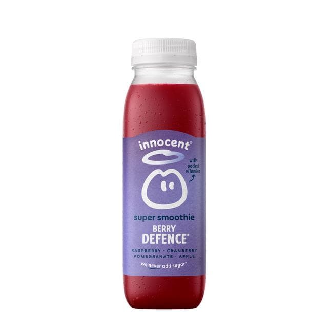 Innocent Berry Defence Super Smoothie, Raspberry Cranberry & Apple with Vitamins 300ml - gallery image 2
