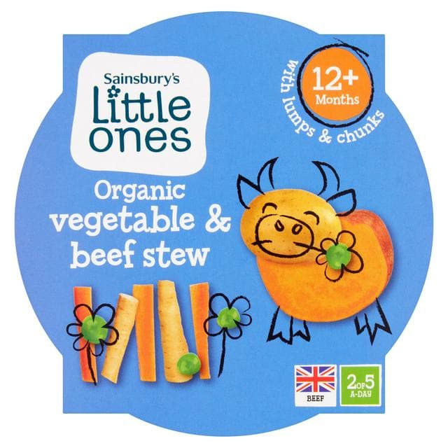 Sainsbury's Little Ones Organic Vegetable & Beef Stew 12+ Months 200g - gallery image 1