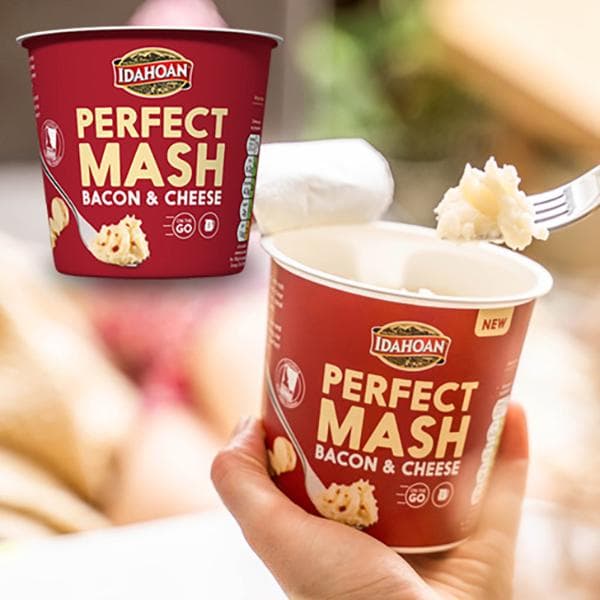 Idahoan Perfect Mash Bacon & Cheese Snack Pot 55g - gallery image 3