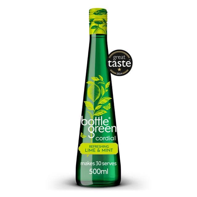 Bottlegreen Refreshing Lime & Mint Cordial 500ml - gallery image 2